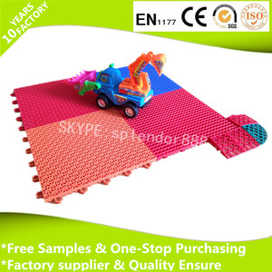 Ngoài Trời Sân Bóng Rổ Sàn Lồng Vào Nhau Gạch PP Khóa Liên Động Với Hệ Thống Thoát Nước Hệ Thống - Product Image 3