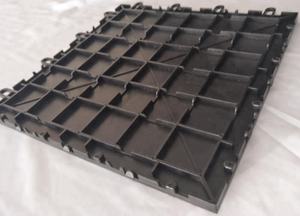 سلس المتشابكة المحمولة الخشب الطابق الرقص ، الحدث أرضية الرقص البيضاء أرضية المعرض - Product Image 5