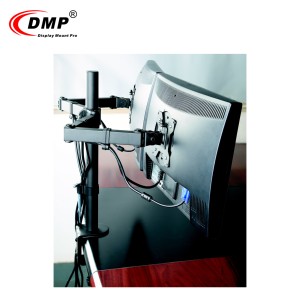 Dmp Máy tính để bàn có thể điều chỉnh màn hình LCD Arms cho 13 ~ 27 "Dual Màn hình Bracket Heavy Duty Dual ARM núi màn hình đứng - Product Image 5
