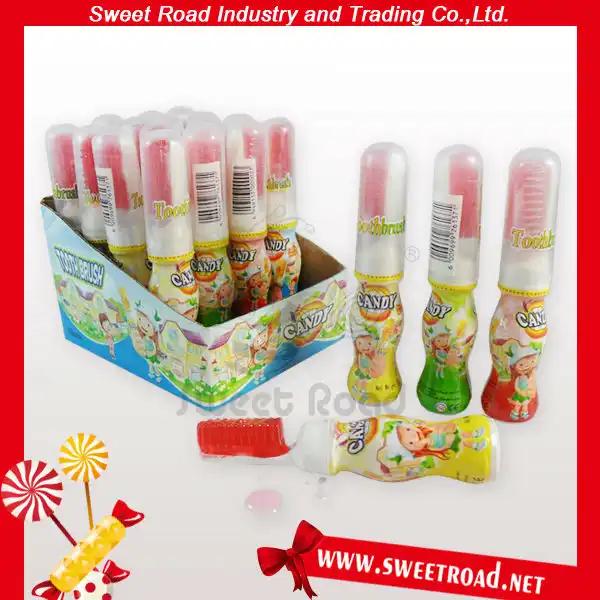 Toothbrush Candy, Toothbrush Lollipop, Shaped Hard Candy Lollipops