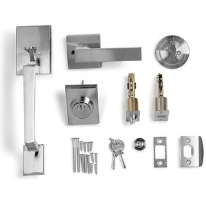 Cửa Khóa Nhà Sản Xuất Lối Vào Handleset Kẽm Hợp Kim Grip Xử Lý Khóa - Product Image 5