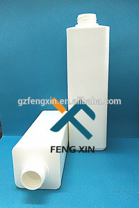 750ml carré en plastique hdpe bouteille avec pompe lotion pour le shampooing lotion <span class=keywords><strong>gel</strong></span> crème - Product Image 1