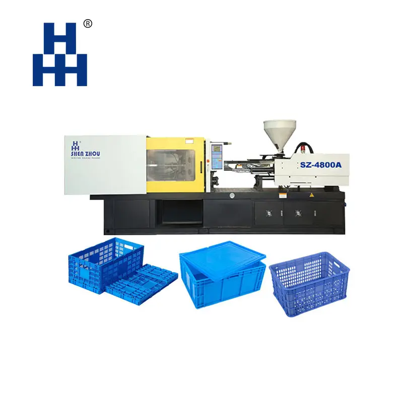 automatic servo horizontal desktop injection molding crate making machine equipment to produce plastic crate