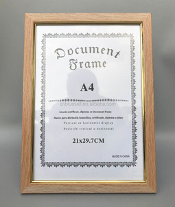 A4กรอบเอกสาร,กรอบใบรับรอง,กรอบรูปพลาสติก PS - Product Image 2