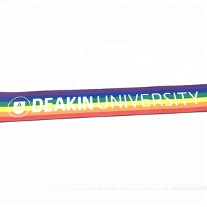 Đôi móc sáng tạo <span class=keywords><strong>Polyester</strong></span> thăng hoa tùy chỉnh cầu vồng màu <span class=keywords><strong>Lanyard</strong></span> - Product Image 6