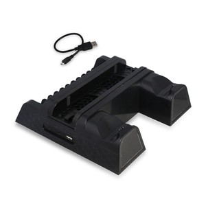 Dọc Làm Mát Đứng Cooler Fan Trạm Sạc Với Trò Chơi Đĩa Lưu Trữ Cho <span class=keywords><strong>PS4</strong></span> <span class=keywords><strong>Pro</strong></span> <span class=keywords><strong>Slim</strong></span> và Giao Diện Điều Khiển - Product Image 2