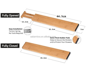 Bộ 4 Ngăn Kéo Bằng Gỗ Tre Có Thể Điều Chỉnh - Product Image 5