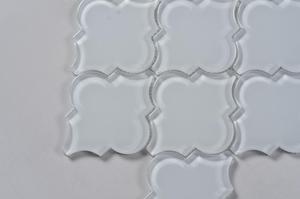 Setina castel mexico tàu điện ngầm backsplash siêu trắng <span class=keywords><strong>crackle</strong></span> <span class=keywords><strong>glass</strong></span> arabesque gạch - Product Image 4
