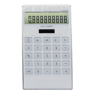 Promotional Luxury Desktop Office Supply Dual Power Solar 10-Digit Electronic Calculator