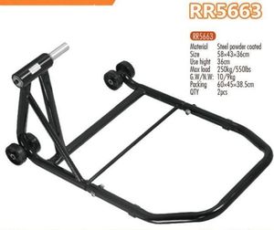 Support <span class=keywords><strong>de</strong></span> selle arrière <span class=keywords><strong>de</strong></span> <span class=keywords><strong>moto</strong></span>, en acier, pour roue en acier <span class=keywords><strong>de</strong></span> haute qualité, support central <span class=keywords><strong>de</strong></span> Paddock, r5663 - Product Image 2