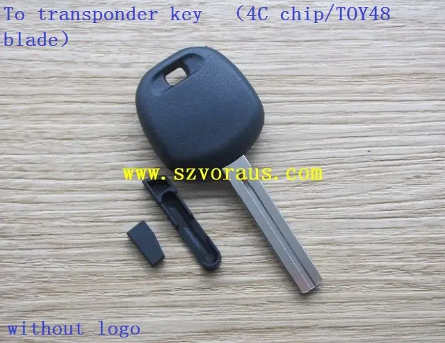 new uncut To 4C chip transponder key (TOY48 blade)