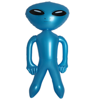 Mart personnalisé 90cm 170cm PVC alien jouets enfants alien gonflable pour la publicité