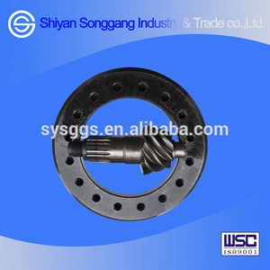 Dana piezas de puente corona rueda de piñón 2402Z841-025 / 026 conducción y IMPULSADO ENGRANAJE cónico Dongfeng camión - Product Image 4