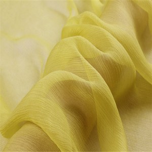 Sciarpe morbide personalizzate in tessuto di seta crêpe Georgette Crinkle Chiffon per la casa in tessuto scialle sari - Product Image 3
