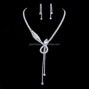 korea costume silver jewelry costume jewelry set fancy party jewellery made in yiwu for sale fancy silver jewelry set