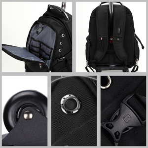 Thiết kế mới đa chức năng người đàn ông của xe đẩy túi công suất lớn xe đẩy ba lô cho doanh nghiệp với bánh xe Túi du lịch cho toàn bộ - Product Image 3