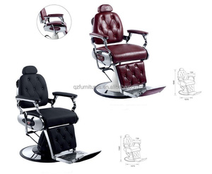 Vieux style chaises de coiffeur pour hommes coupe de cheveux inclinable chaises de coiffeur QZ-M200T - Product Image 1