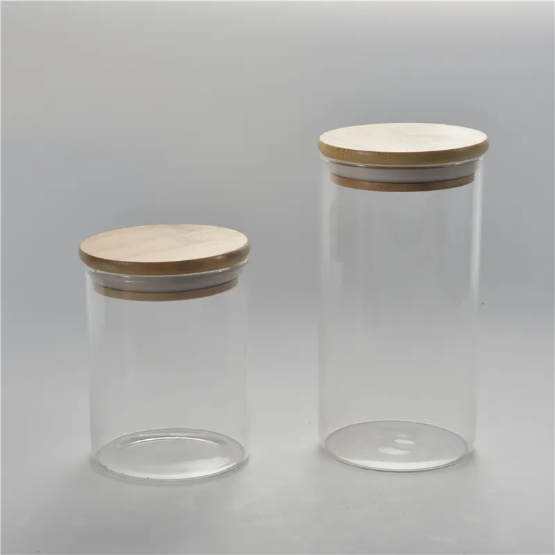 Fair Price Glass Nuts Storage Jar Honey Storage Jar Glass Water Bottle With Cork Bottle With Cork Stopper