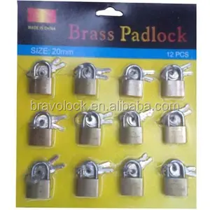 mini brass padlock Thin Type