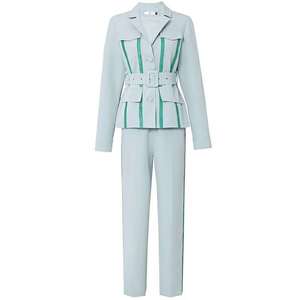 Costume formel pour femmes, personnalisé, costume avec <span class=keywords><strong>pantalon</strong></span>, smoking pour dames, <span class=keywords><strong>violet</strong></span>, vente en gros - Product Image 2
