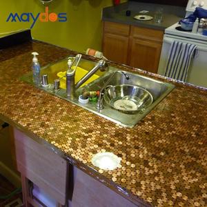 Vetro liquido contatore table top rivestimento in resina epossidica - Product Image 2