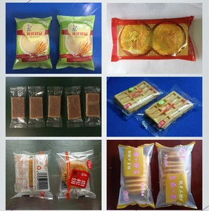 Machine automatique de scellage et de découpe de sacs en plastique pour oreillers, machine d'emballage pour pain, gaufres, gâteaux de lune, biscuits, chocolat en barre - Product Image 2