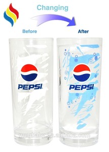 Changement de couleur tasse en verre, verre à liqueur, verre de bière - Product Image 1