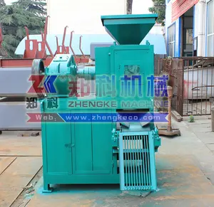 2-40 tph clay kaolin peat briquetting make machine anthracite ball press machine