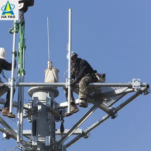 Manufacturer Communication Radio Tower Octagonal Galvanized Angle Steel Cb Radio Communication Satellite Cdma Wireless Phone 4g Telecom Towers