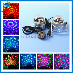Distinctive 3 W mini LED RGB Full color mágico pequeña bola de cristal de luz - Product Image 1