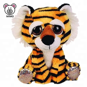 Peluche Tigre Seduto Economico all'Ingrosso, Basso MOQ, 100% Poliestere, Giocattolo Morbido Personalizzato per Bambini - Product Image 6