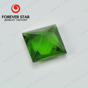 <span class=keywords><strong>Diopside</strong></span> chromé naturel de haute qualité, pierre précieuse en vrac de forme octogonale 4,5*4,5 du Brésil - Product Image 2