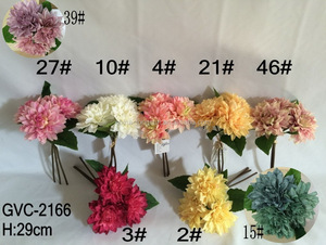 foshan fabricante al por mayor de alta imitado de seda de alta calidad decorativa falso artificial canation flores - Product Image 5