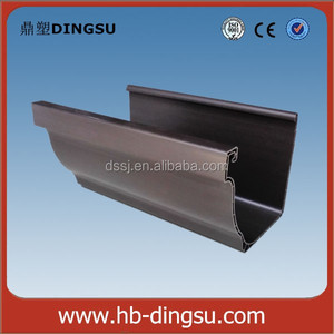 Gouttières de toit en PVC carrées de 5,2 pouces, gouttières de toit en PVC de 7 pouces pour système de drainage - Product Image 2