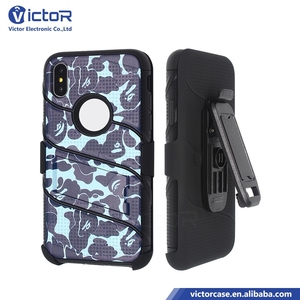 2018 productos populares Cáscara del teléfono del estilo del camuflaje con <span class=keywords><strong>el</strong></span> soporte <span class=keywords><strong>para</strong></span> <span class=keywords><strong>iPhone</strong></span> X - Product Image 2