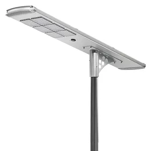 Lampadaire Led solaire intégré, puissance 100w, étanche