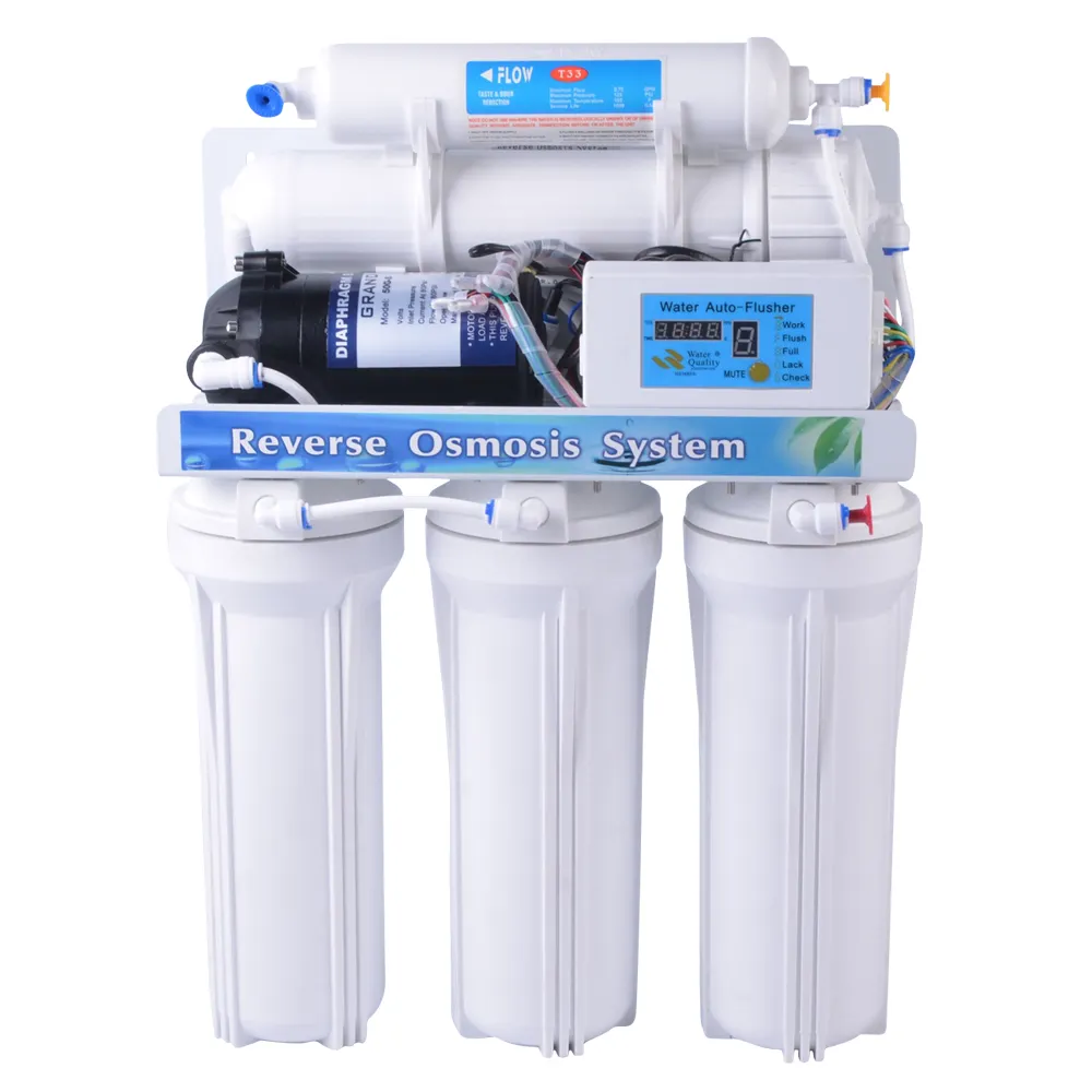 5 stage auto flush controller water filtration NW-RO50-D1