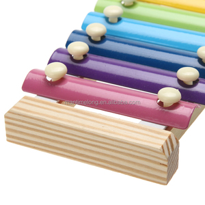 Marco de madera de 8 escalas Piano <span class=keywords><strong>con</strong></span> 2 barras niños bebé juguetes musicales instrumento de educación temprana de juguete Musical - Product Image 4