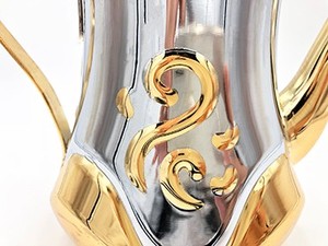 Ensemble cafetière et théière en acier inoxydable couleur cuivre doré de luxe, non électrique, verre haut de gamme, usage domestique, hôtels, cadeau du Nouvel An - Product Image 3
