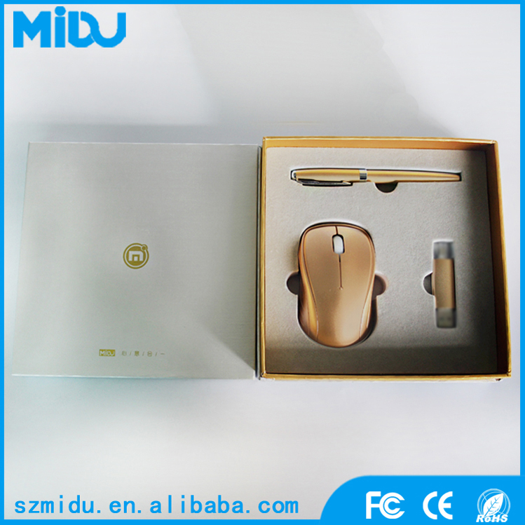 Luxury Gold Mouse gift set Christmas gift pen set - Product Image 6