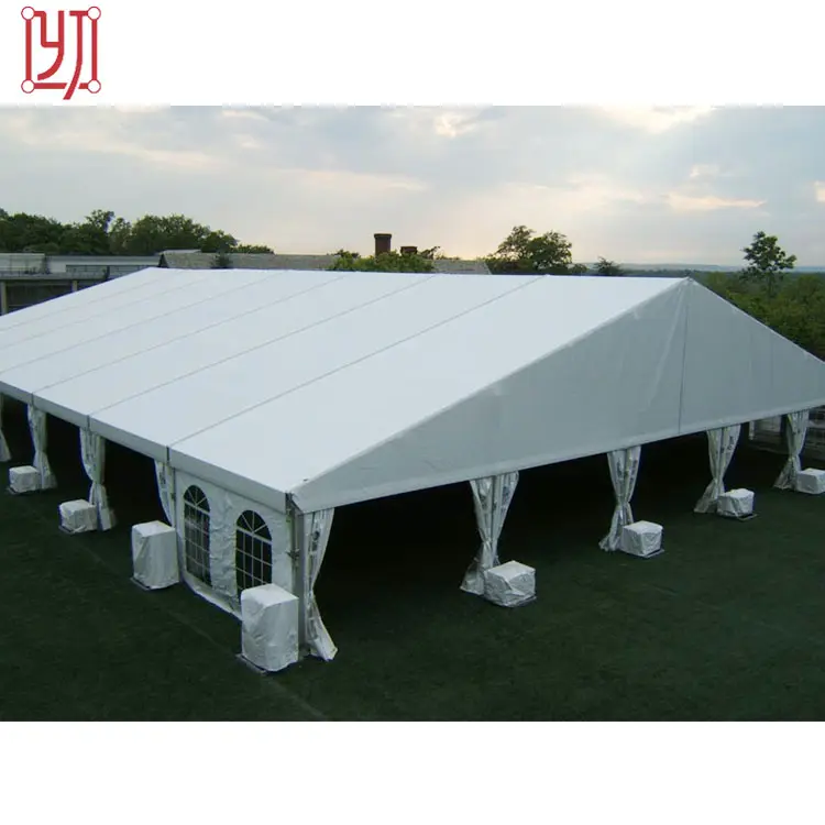 Haute qualité 5m x 10m 6m x 12m tentes de fête PVC aluminium résistant au feu rideaux tente salons professionnels événements banquets tentes