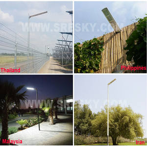 Lampe solaire de rue intégrée <span class=keywords><strong>3</strong></span> en 1 pour l'extérieur, lampe solaire avec batterie - Product Image 5