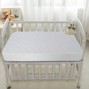 Protector de colchón suave y impermeable de algodón de bambú para cuna, Sábana acolchada para cuna <span class=keywords><strong>con</strong></span> almohadilla para orina para cuna o cuna - Product Image 2