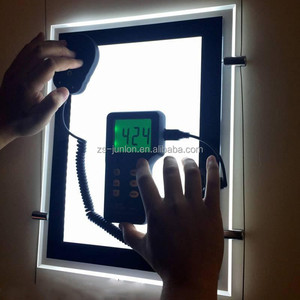 Doppio Lato Box di Cristallo di Luce Immobili Agenzia Hanging LED Luce Tasche di Visualizzazione della Finestra - Product Image 2