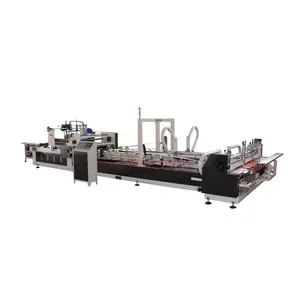 automatic carton folding box gluing machine