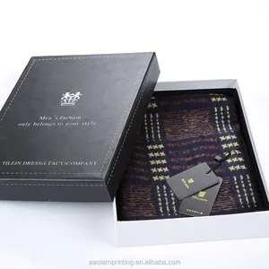 Logotipo personalizado impreso bufanda barata embalaje/caja del paquete