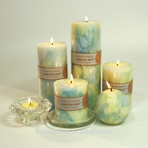 Fábrica de mecha de algodón cilíndrica cera perfumada Pilar vela básica para el hogar, boda <span class=keywords><strong>deco</strong></span>, bar - Product Image 1