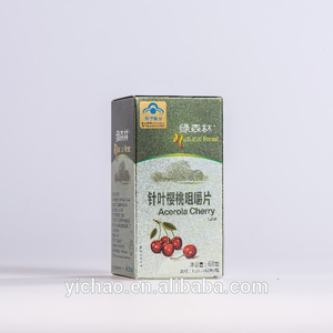 Etiqueta Privada suplemento nutricional cereza acerola tableta masticable - Product Image 1