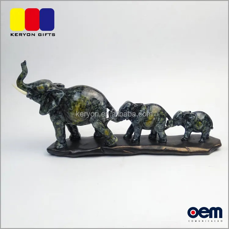 装飾ホーム樹脂動物像インド象の装飾