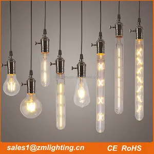 E27 E26 Dimmable dẫn bóng đèn dây tóc ánh sáng 2 wát 4 wát 6 wát 8 wát C35 A60 ST64 G80 G95 G125 T30